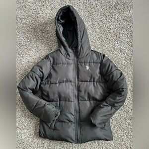 U.S. Polo Assn. Black Puffer Jacket‎ size Small